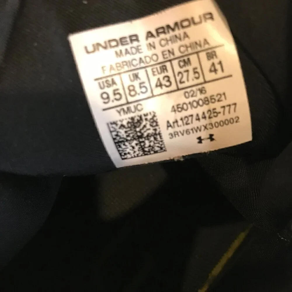 UNDER ARMOUR STEPH CURRY 2.5 GOLD MENS BASKETBALL SHOE SIZE 9.5 - Picture 6 of 8